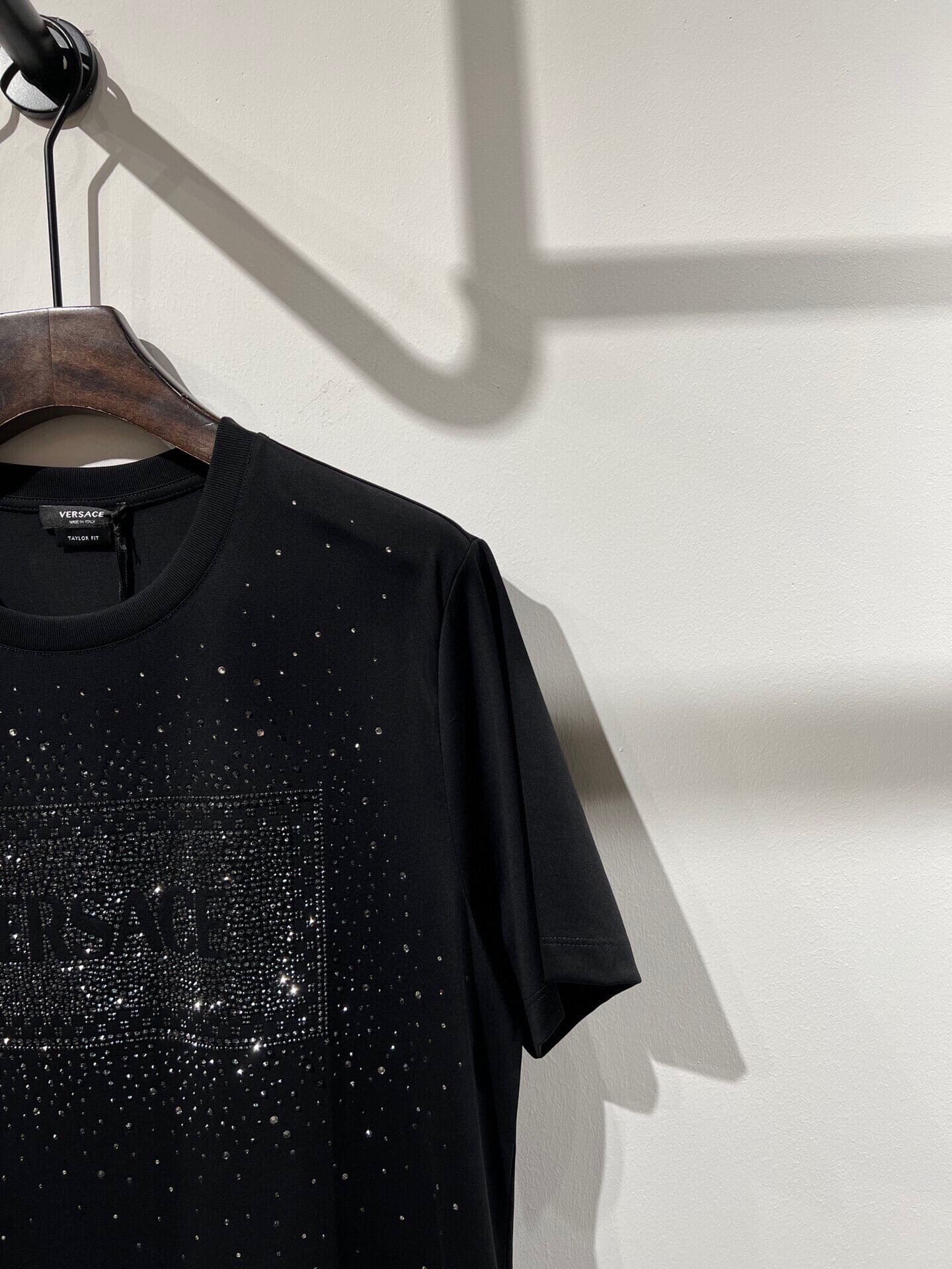 ÁO VERSACE LOGO T SHIRT BLACK