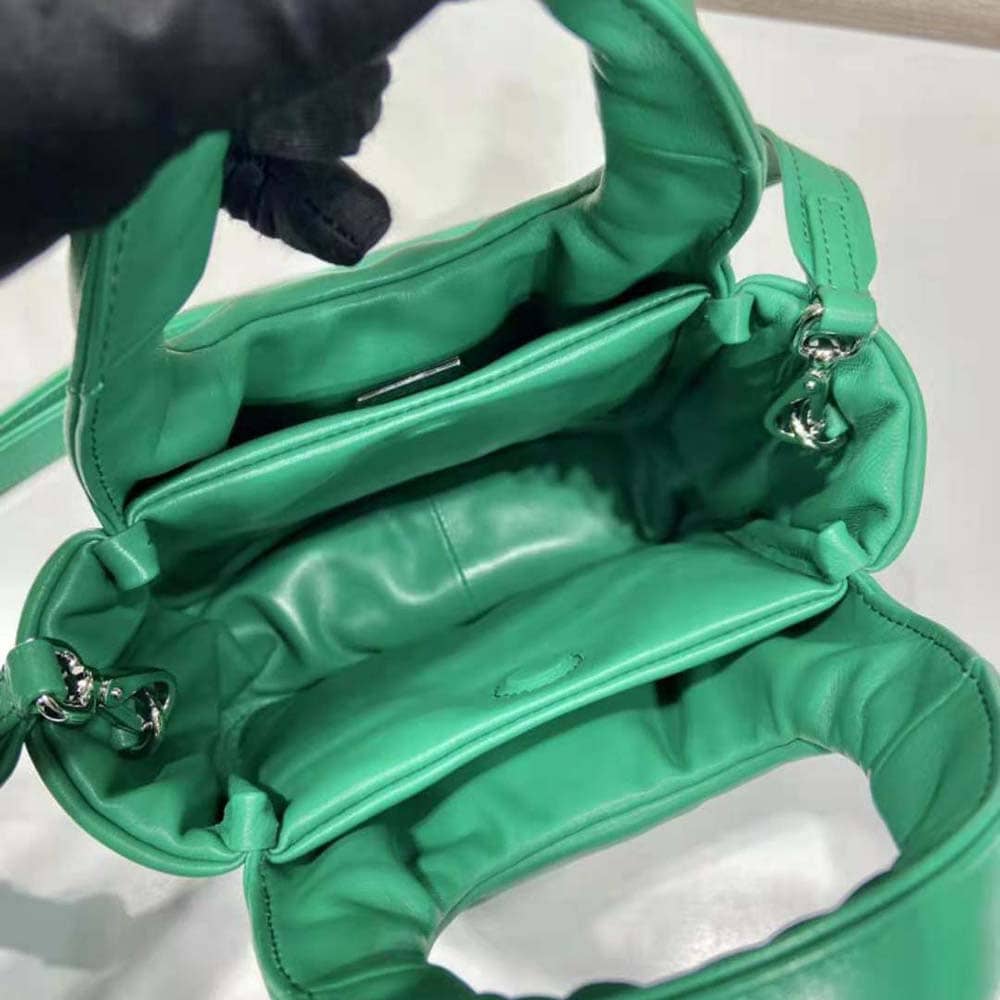 TÚI Prada Women Small Padded Prada Soft Nappa-Leather Bag-Green