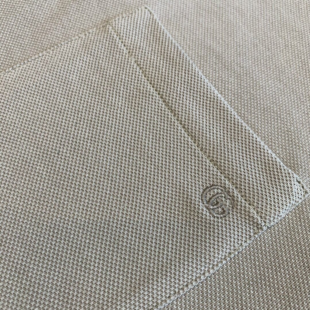 ÁO GUCCI GG POLO SHIRT MÀU NÂU UNISEX