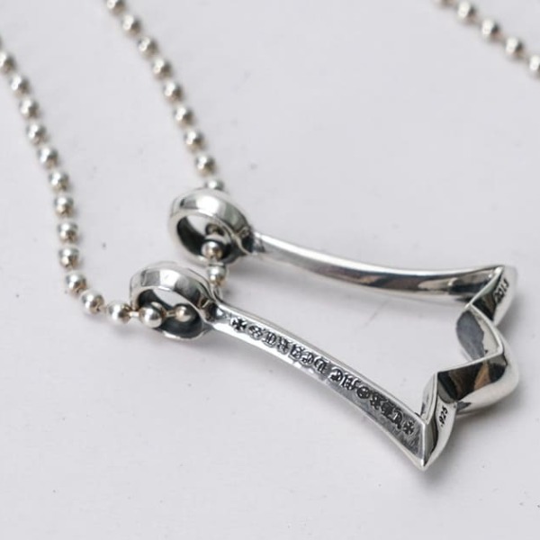 VÒNG CỔ CHROME HEARTS THÁNH GIÁ PUNK BIKER STYLE Bạc S925