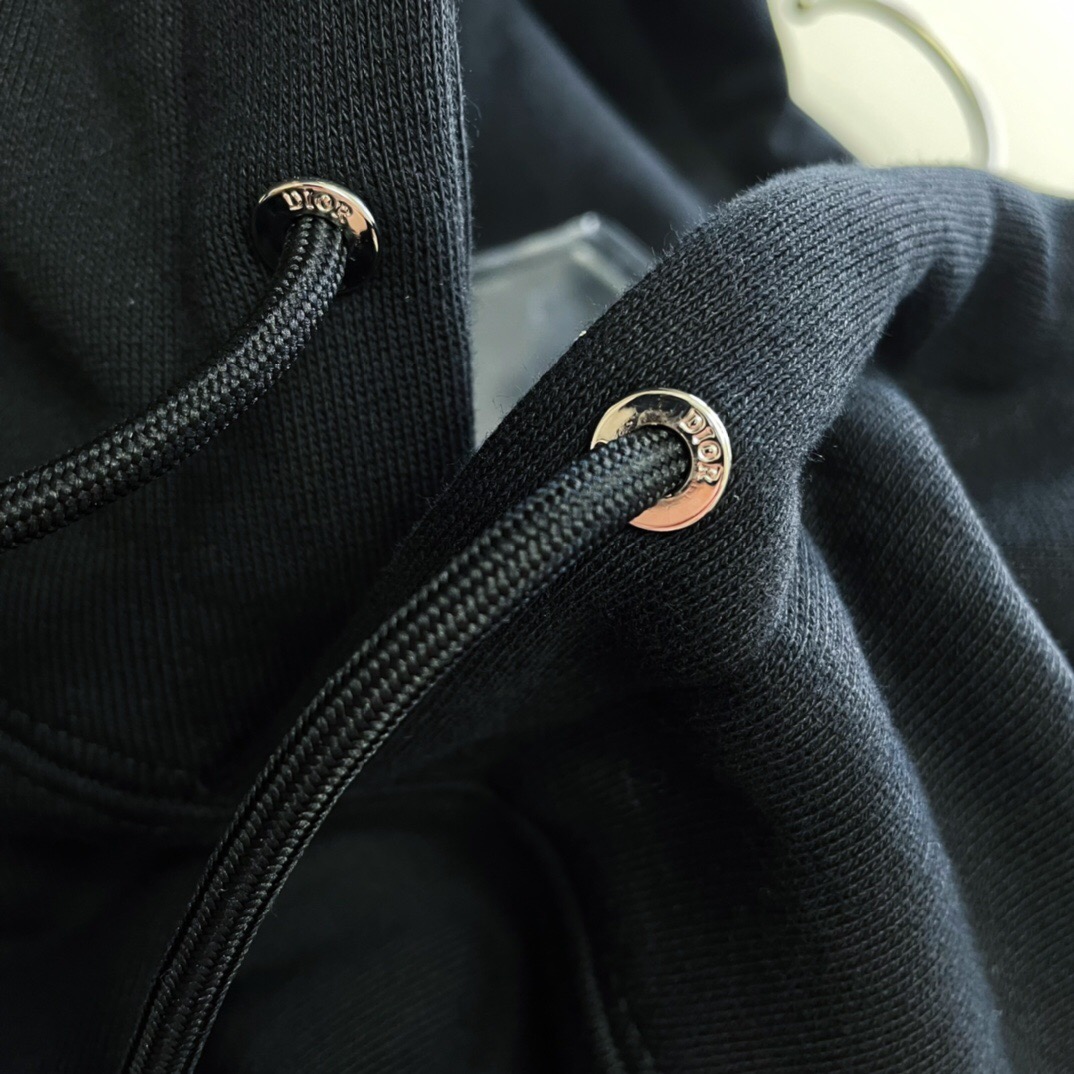 ÁO CHRISTIAN DIOR CD LOGO HOODIE SWEATSHIRT