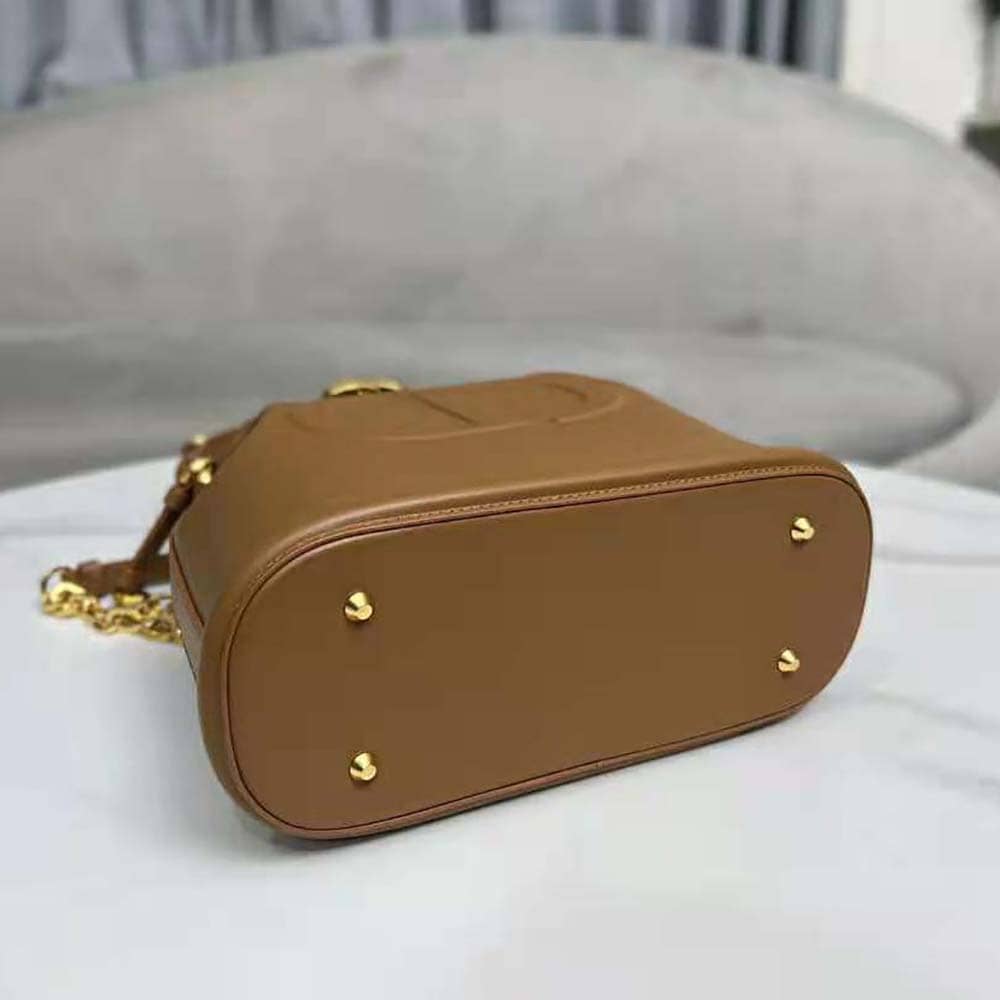 TÚI Dior Women Medium C’est Dior Bag Golden Saddle CD-Embossed Calfskin