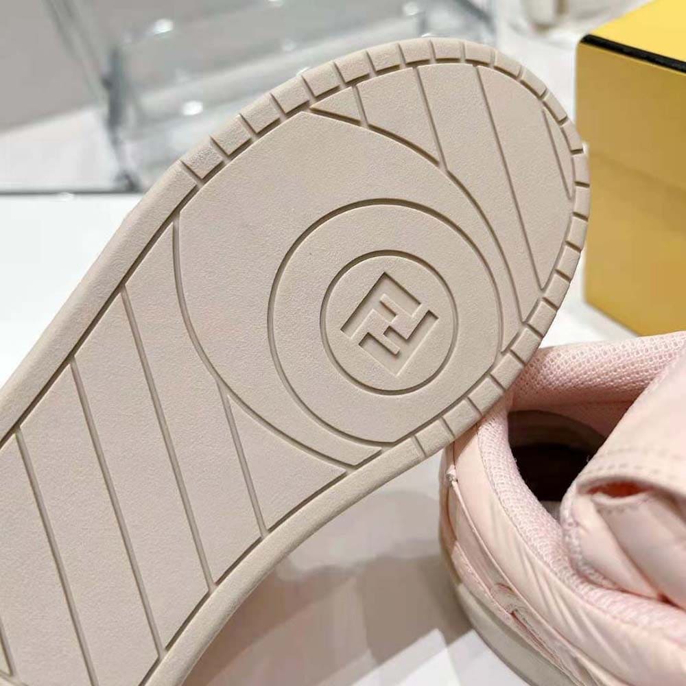 GIÀY Fendi Unisex Match Pink Nylon High-Tops