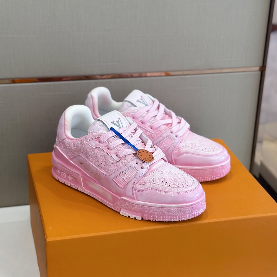 GIÀY LOUIS VUITTON TRAINER MONOGRAM SNEAKERS SHOES AAA