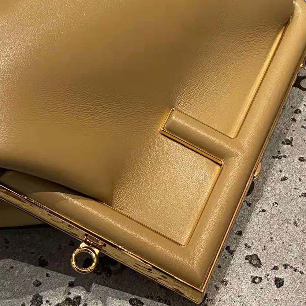 TÚI FENDI Women First Small Nappa Leather Bag-Light Brown