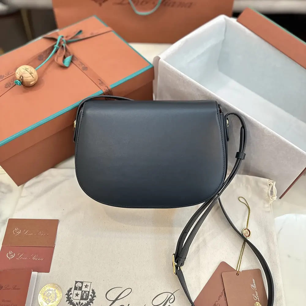 TÚI LORO PIANA Women Mini Ghiera Bag-Black