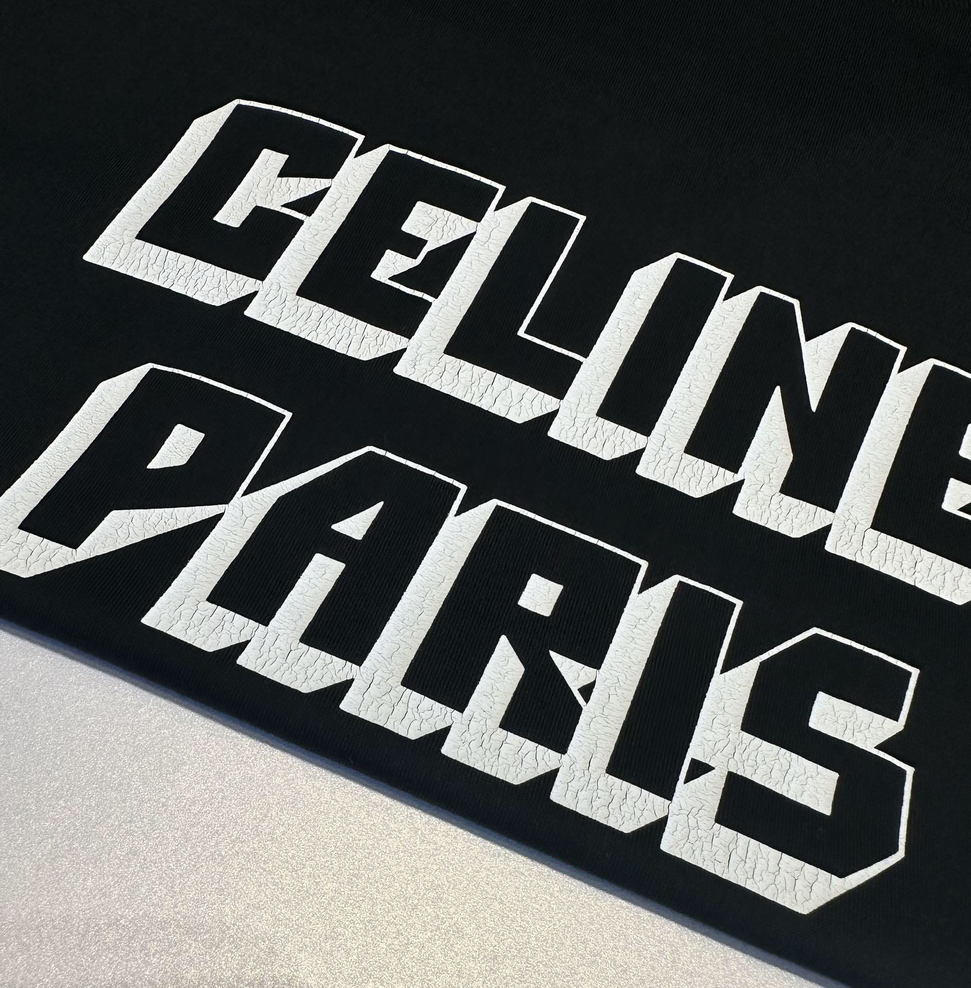 ÁO CELINE T SHIRT MÀU ĐEN UNISEX