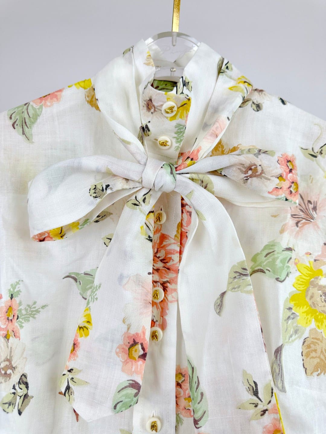 ÁO ZIMMERMANN Flower Vintage Dress High Classy