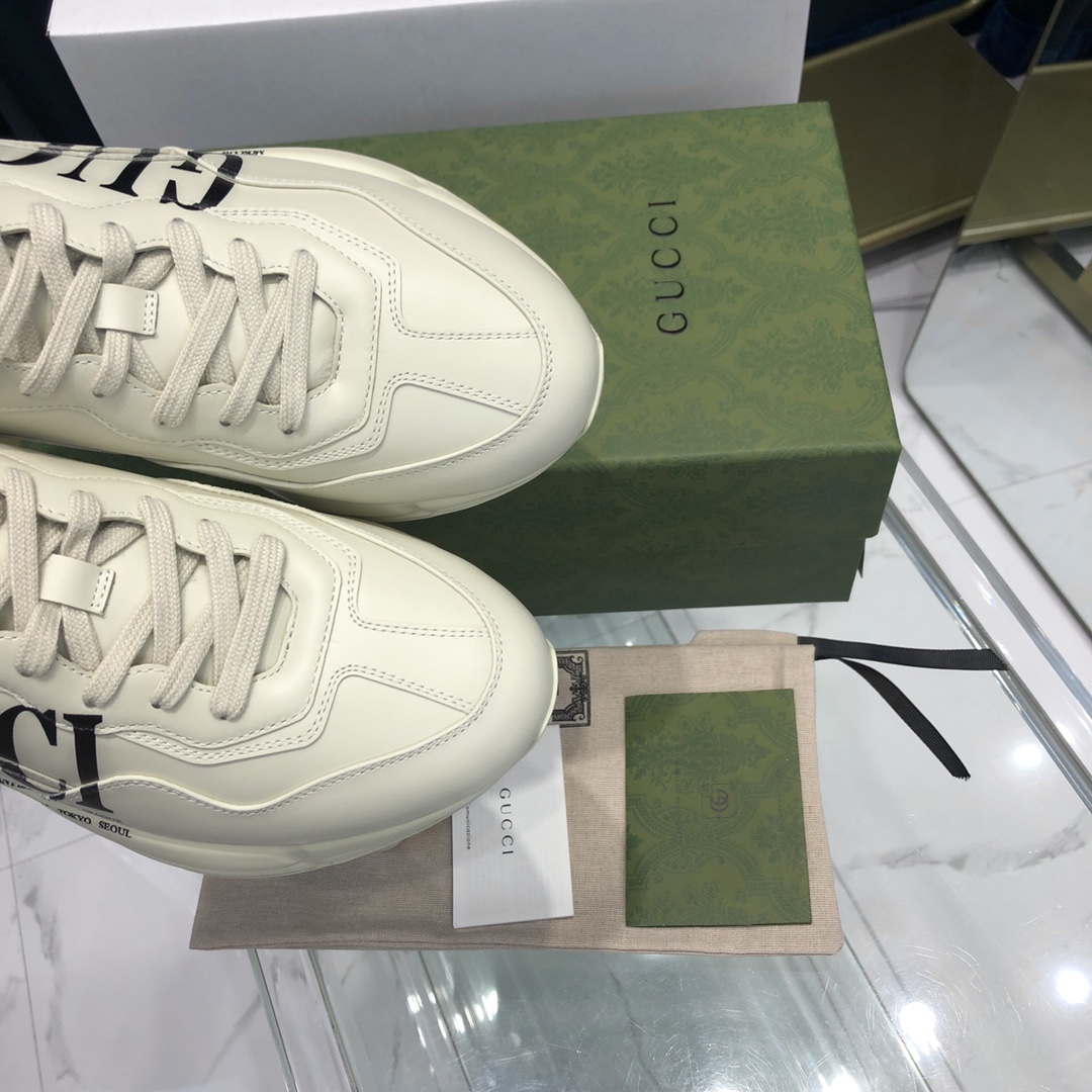 GIÀY GUCCI RHYTON GG ITALIA SNEAKERS SHOES UNISEX