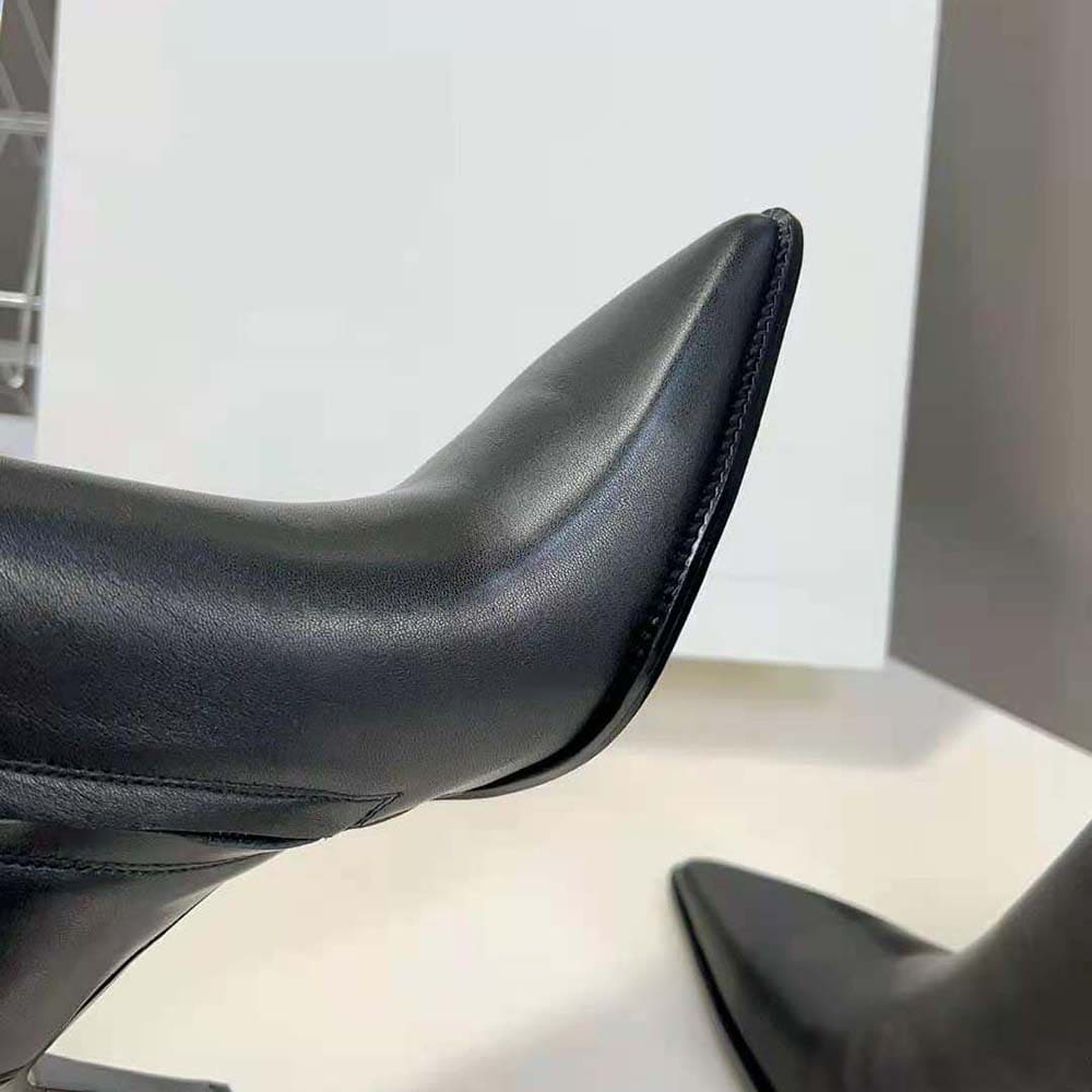 GIÀY Celine Women Verneuil Ankle Boot with Triomphe in Calfskin