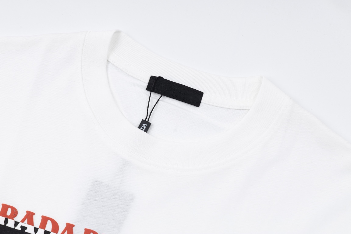 ÁO PRADA TRIANGLE Logo T-Shirt