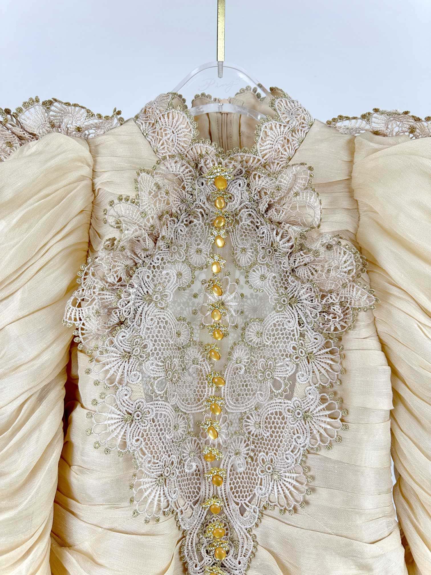 ÁO ZIMMERMANN Tay bồng Vintage Dress