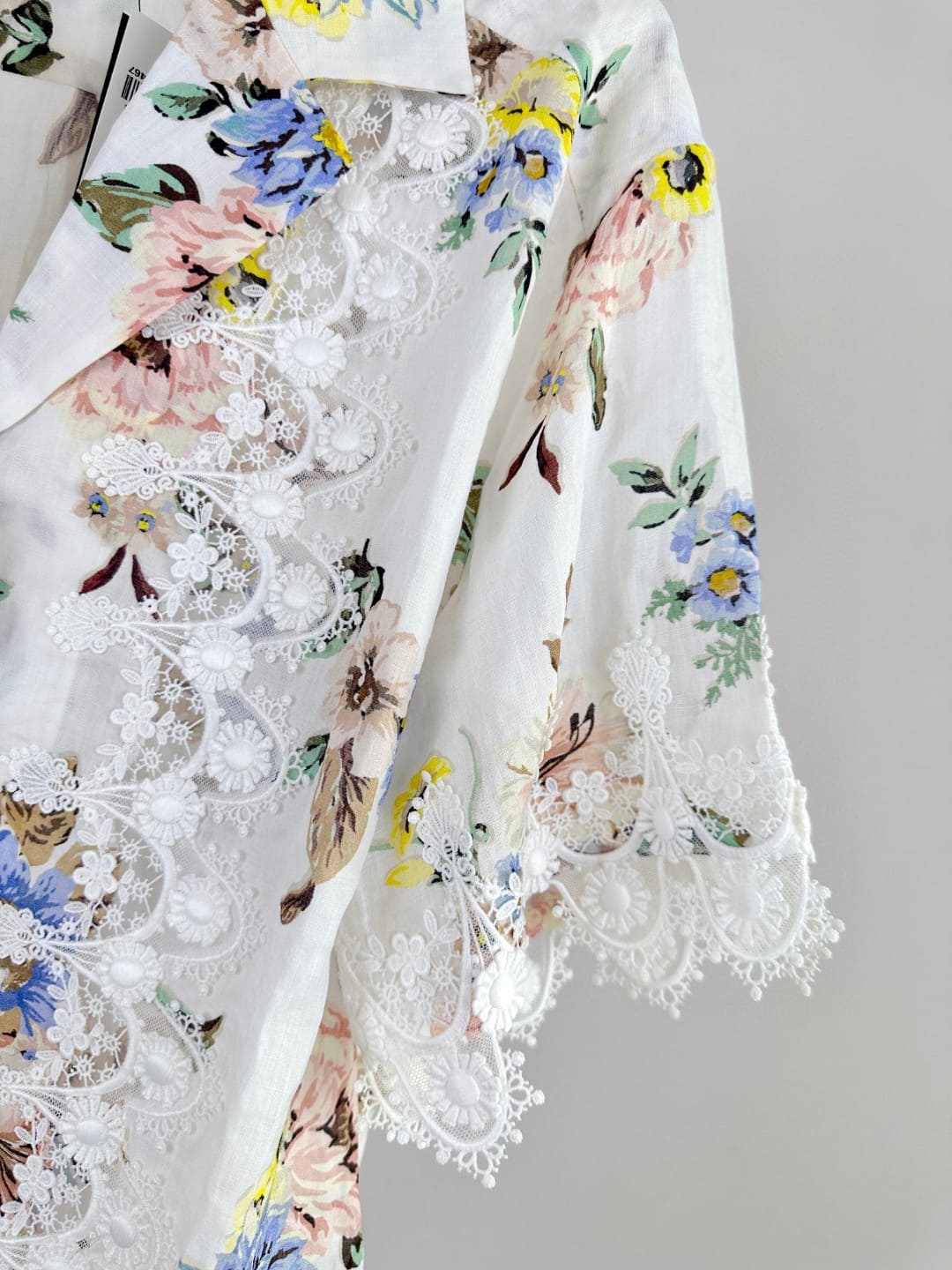 ÁO ZIMMERMANN Flower Vintage Dress High Classy