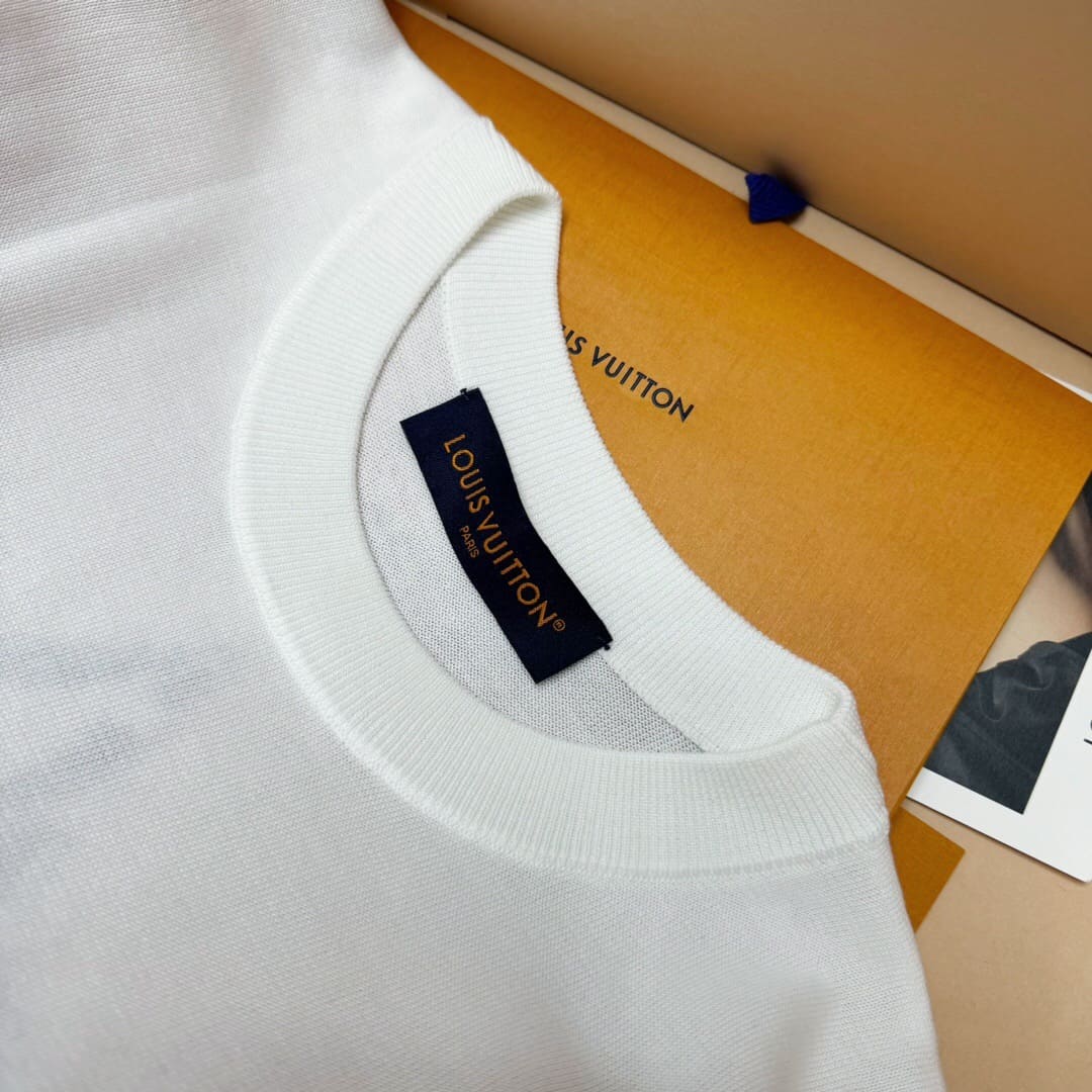 ÁO LOUIS VUITTON T SHIRT MÀU TRẮNG UNISEX