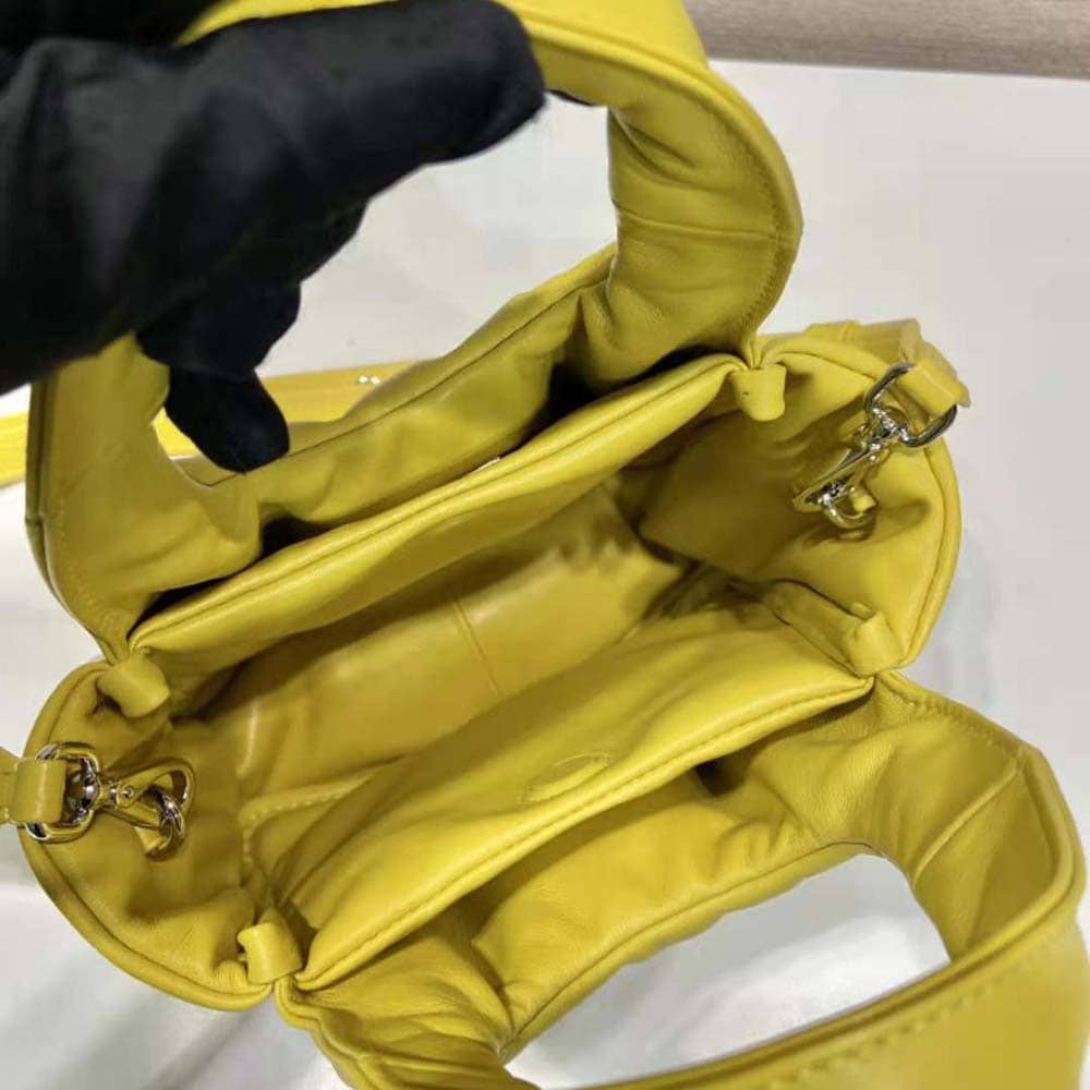 TÚI Prada Women Small Padded Prada Soft Nappa-Leather Bag-Yellow
