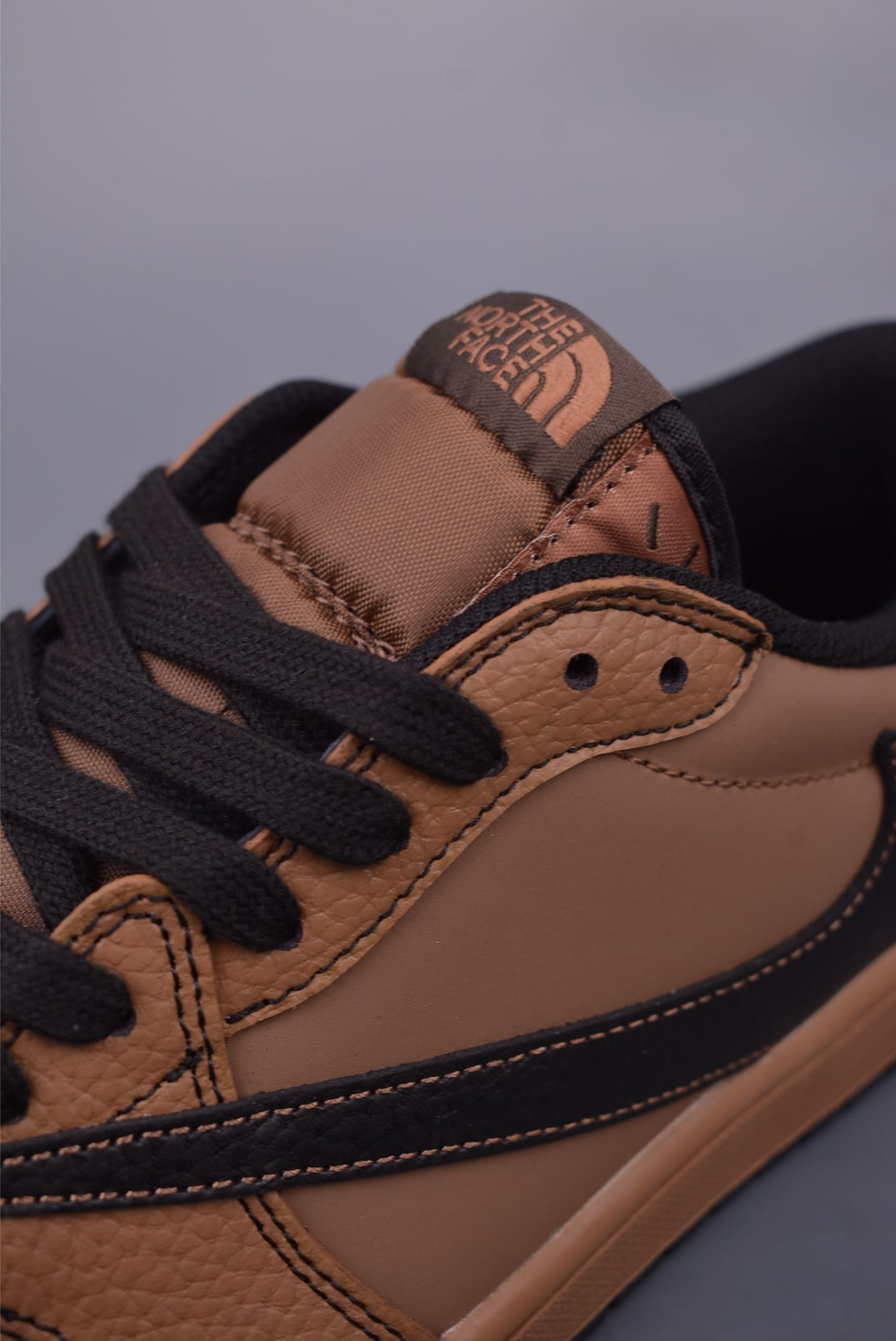 GIÀY THE NORTH FACE TRAVIS SCOTT X AIR JORDAN 1 LOW TAUPE TOP QUALITY SHOES AAA