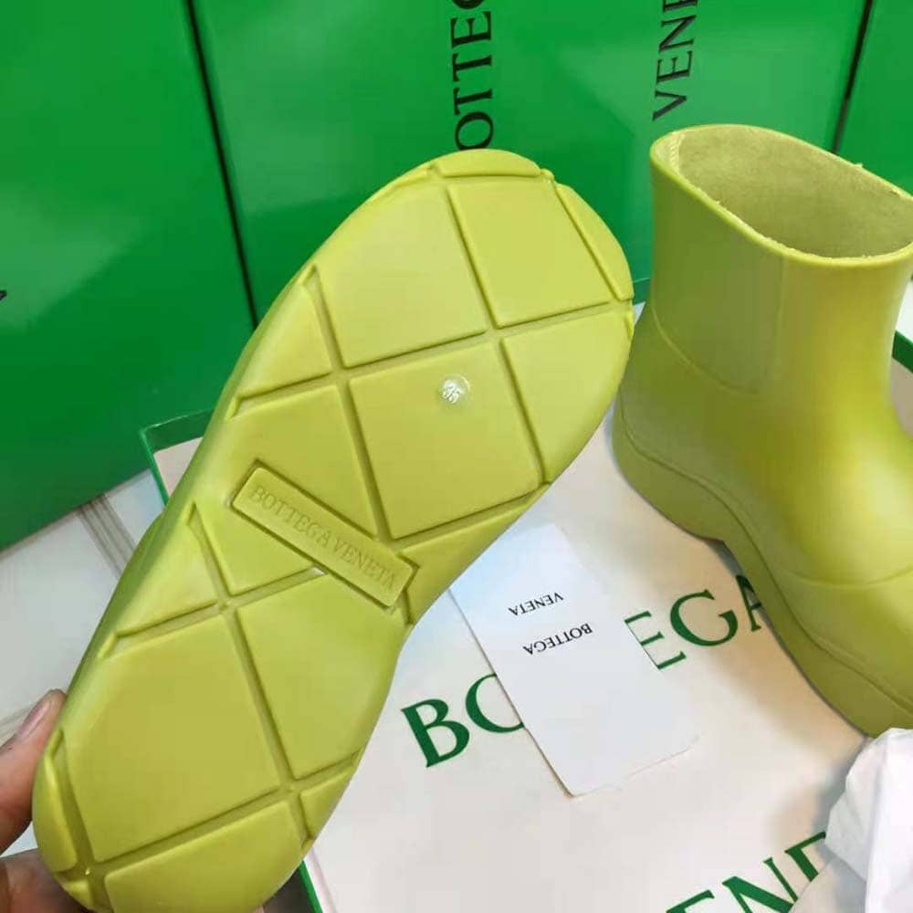 GIÀY Bottega Veneta Unisex Puddle Ankle Boot-Yellow