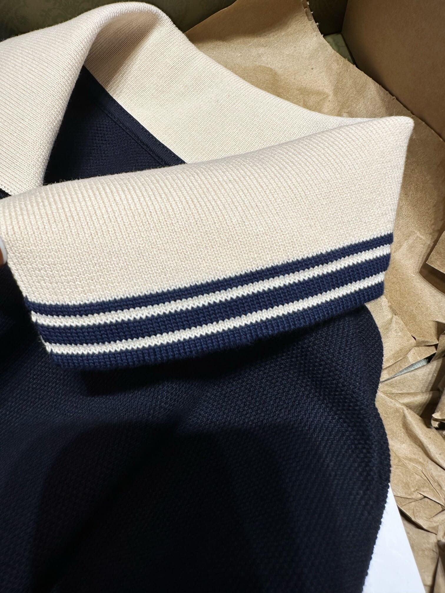 ÁO GUCCI GG POLO SHIRT MÀU ĐEN UNISEX