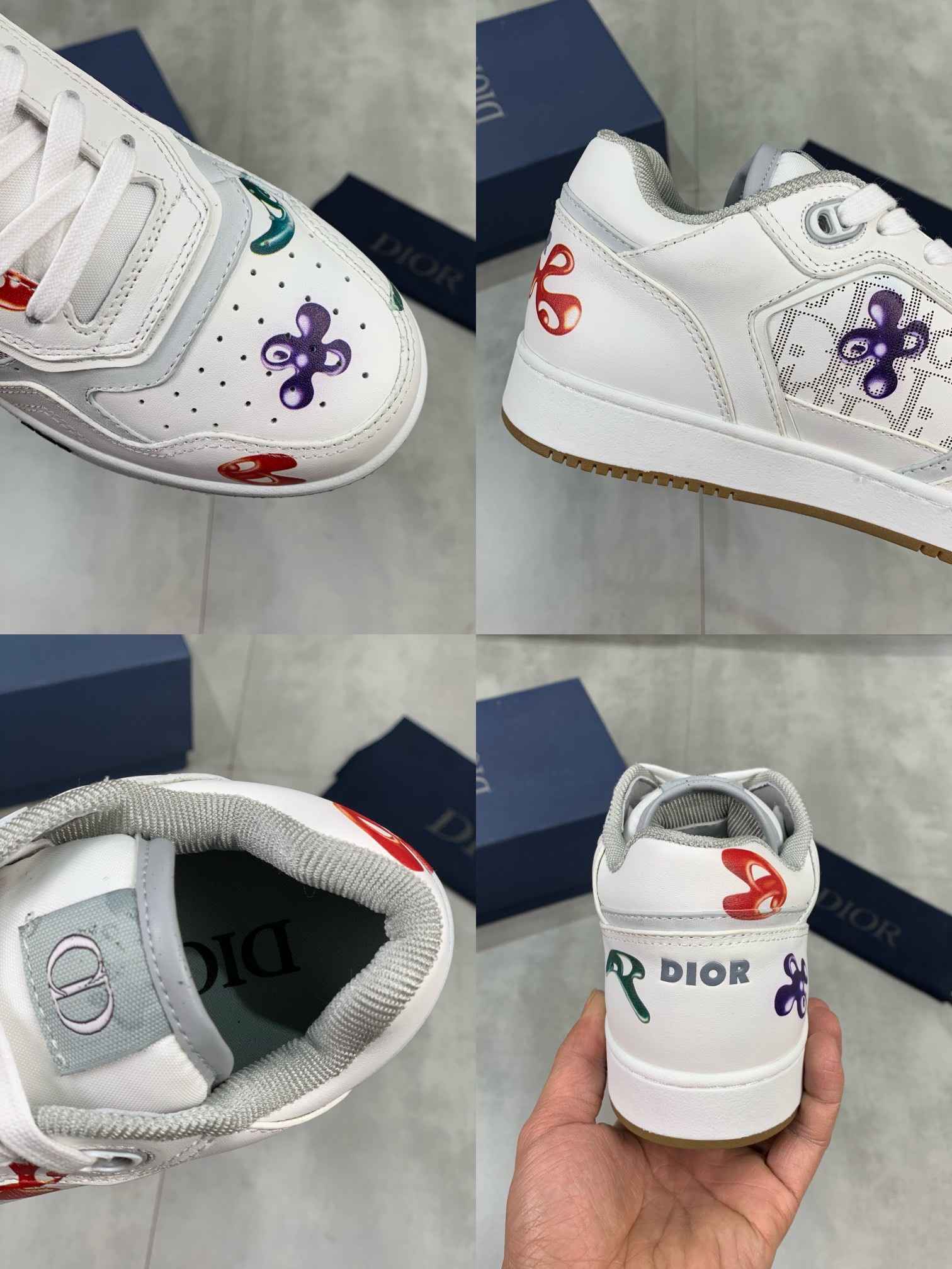 GIÀY CHRISTIAN DIOR LEATHER SNEAKER SHOES AAA