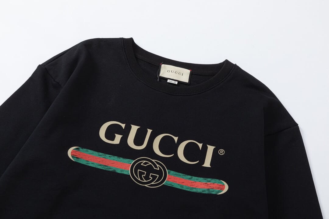 ÁO GUCCI GG Logo Stretch Sweater Black