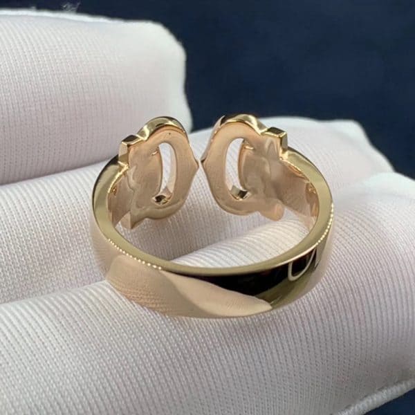 Nhẫn kim cương C De Cartier vàng hồng 18K  (Liên hệ để biết giá)