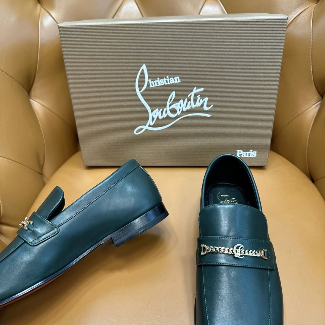 GIÀY CHRISTIAN LOUBOUTIN LOAFER HIGH TOP QUALITY SHOES AAA