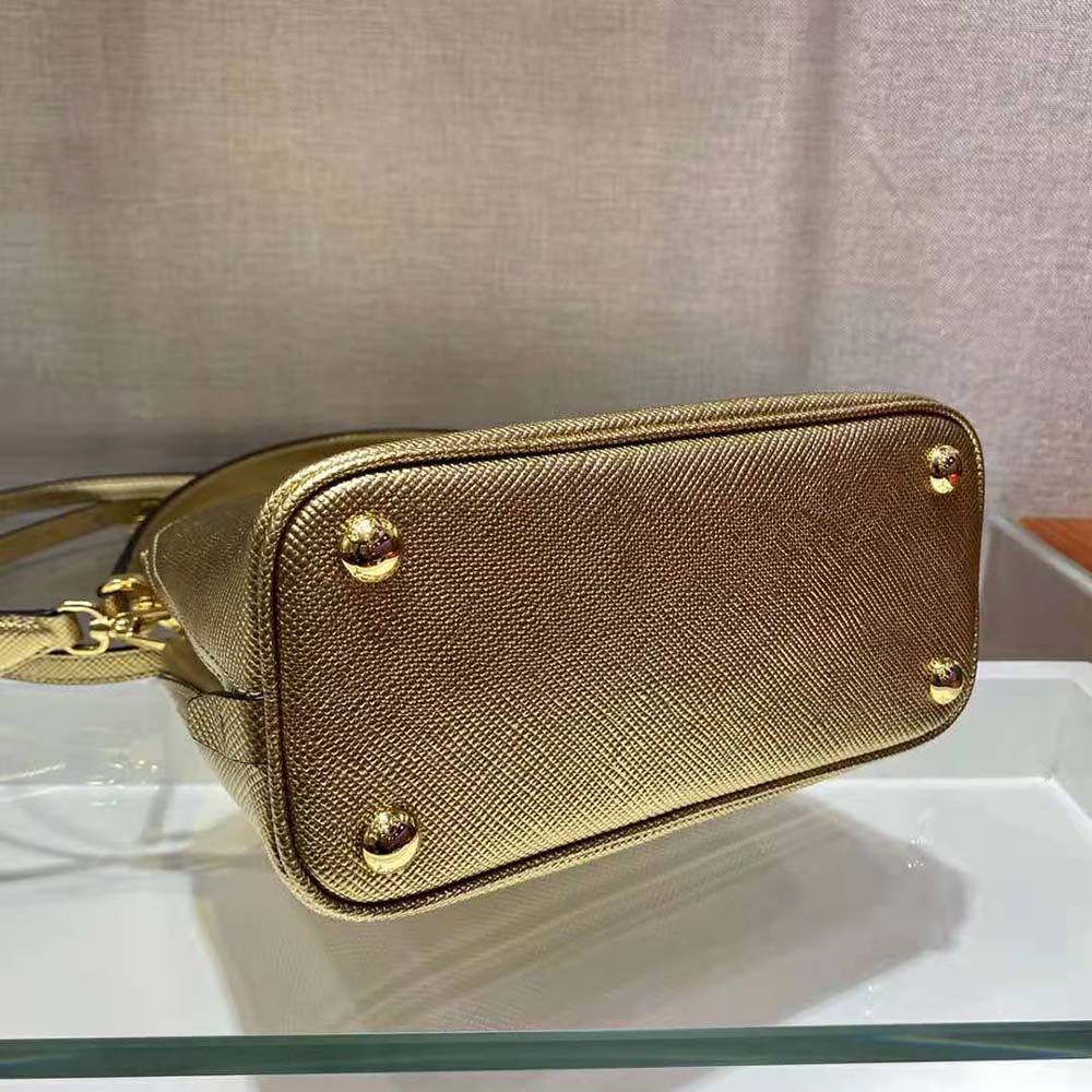 TÚI Prada Women Prada Matinee Micro Saffiano Leather Bag-Gold