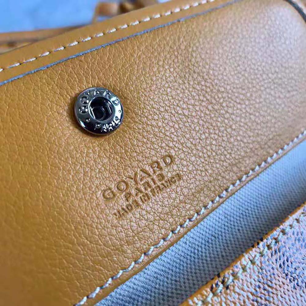 TÚI Goyard Women Sac Saint Louis GM in Goyardine Canvas & Chevroches Calfskin-Yellow