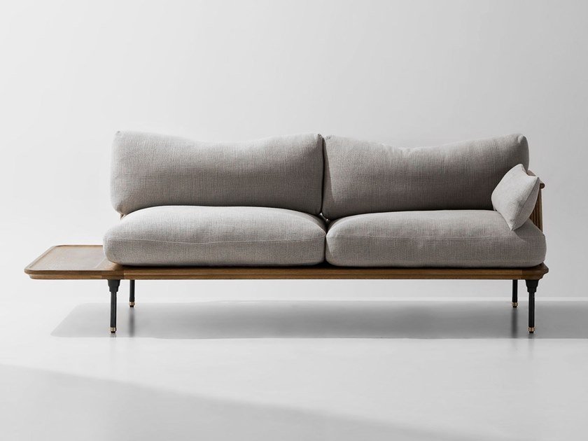 SOFA NỈ LOMBARDO Contemporary style 3 seater