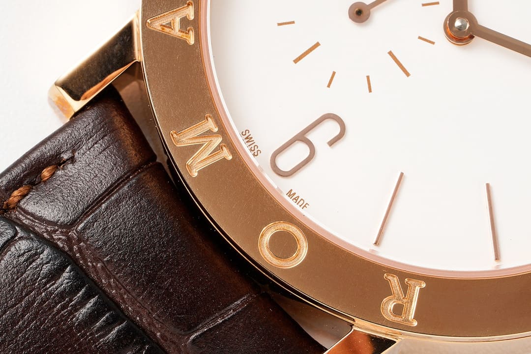 Đồng hồ BVLGARI Roma Automatic Rose Gold mặt số màu trắng