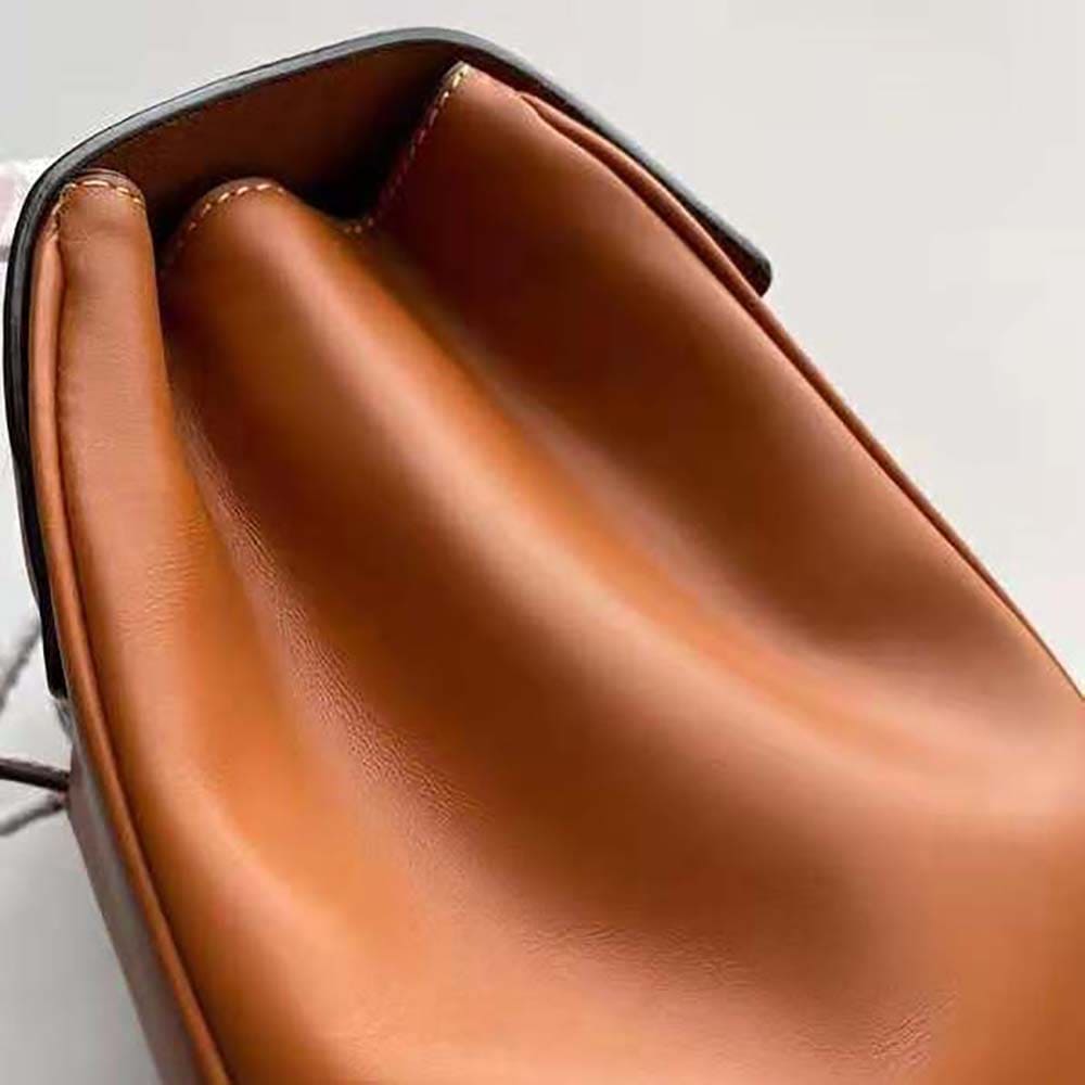 TÚI Celine Women Large Soft 16 Bag in Smooth Calfskin-Brown