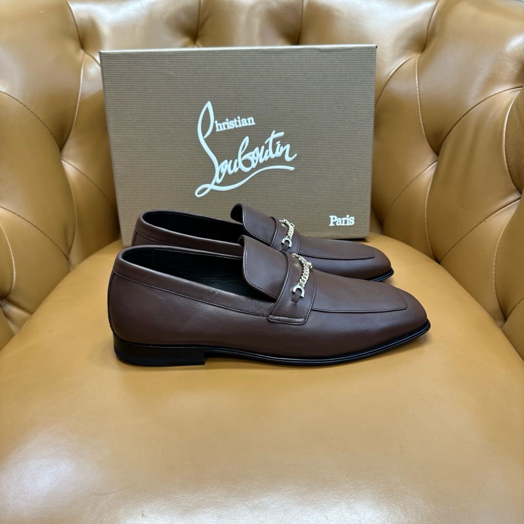 GIÀY CHRISTIAN LOUBOUTIN LOAFER HIGH TOP QUALITY SHOES AAA