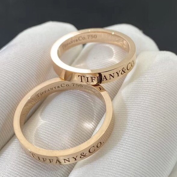 NHẪN TIFFANY & Co BAND RING ROSE GOLD 18K