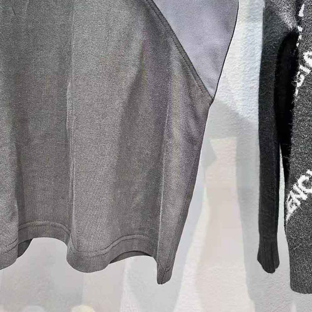 ÁO BALENCIAGA Men Sporty B Tracksuit T-Shirt in Black