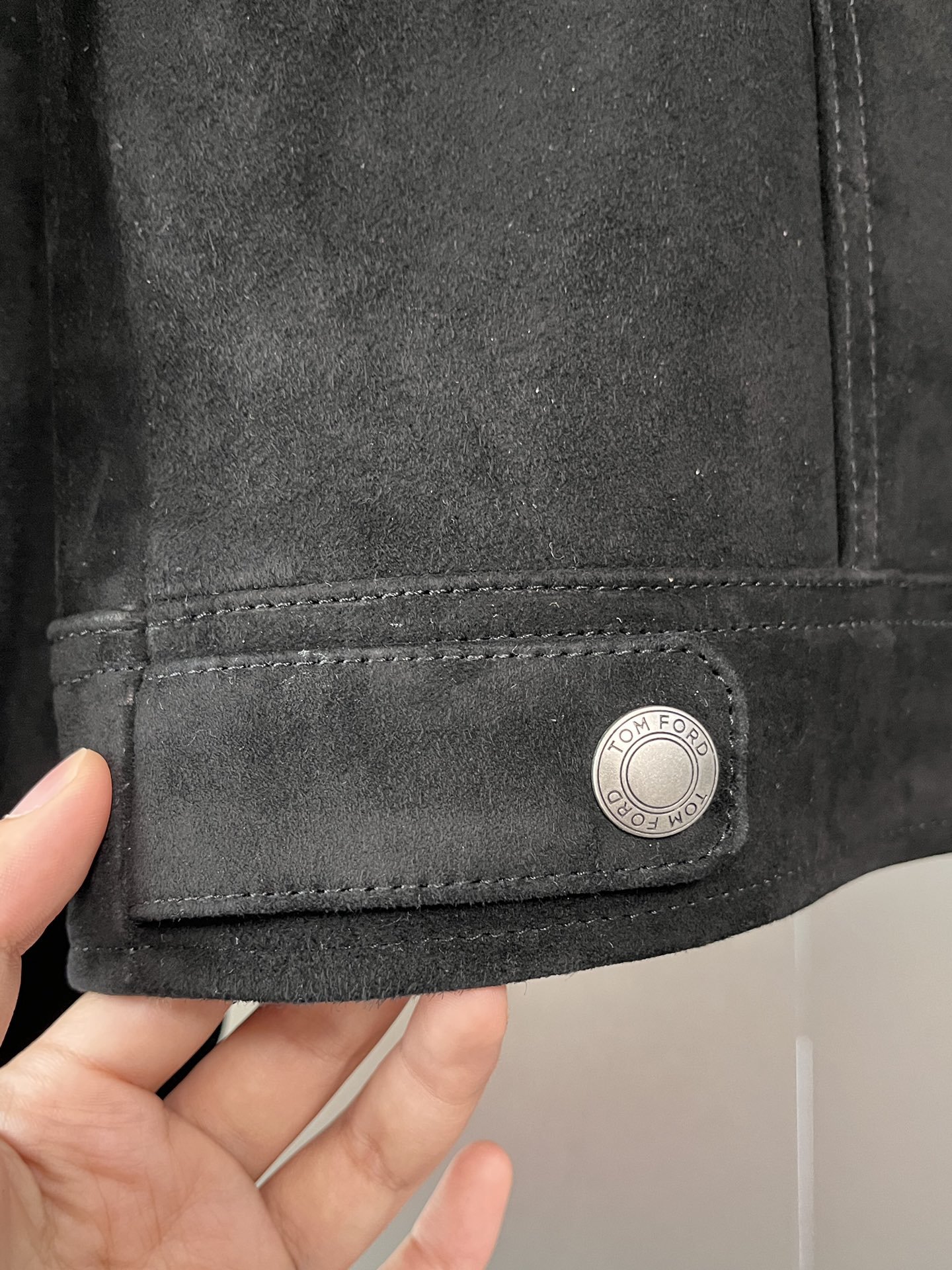 ÁO TOM FORD SUEDE LEATHER JACKET
