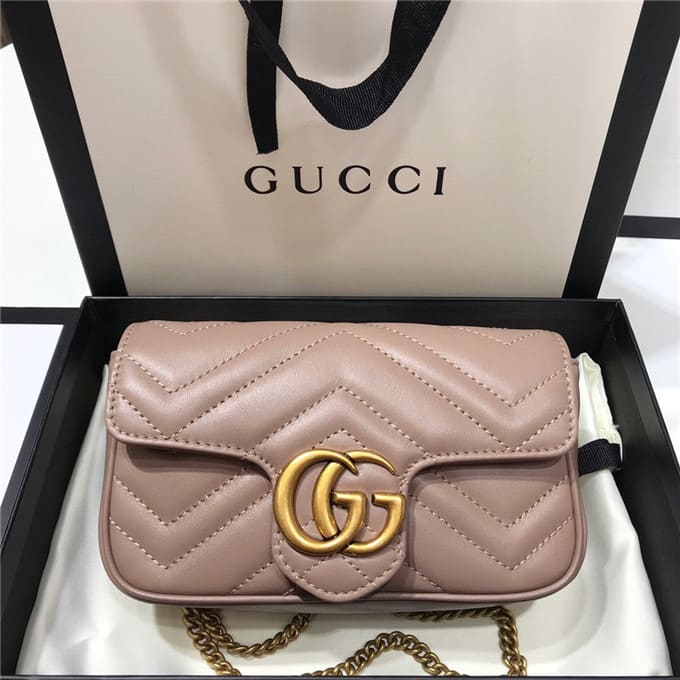 TÚI Gucci GG marmont super mini bag pink Top Quality