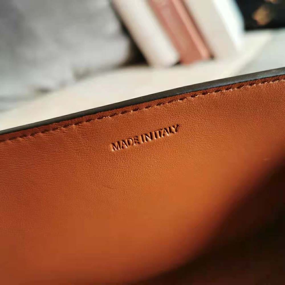 TÚI Celine Women Strap Bag Triomphe in Triomphe Canvas and Calfskin