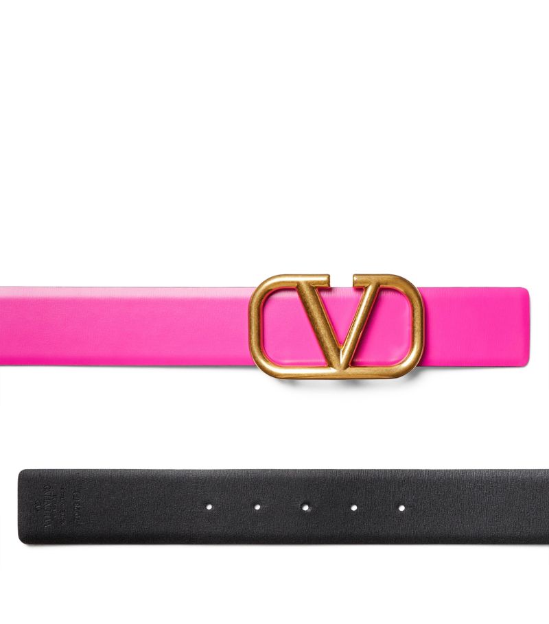 DÂY LƯNG VALENTINO GARAVANI Leather Reversible VLOGO Signature Belt