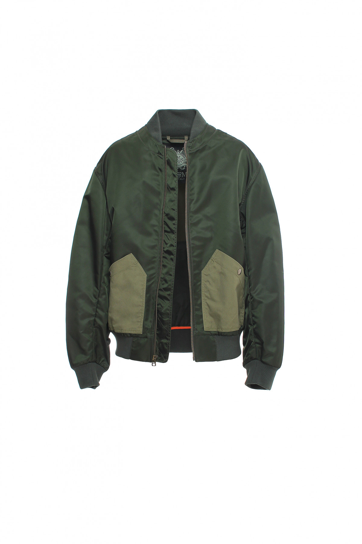 ÁO MR&MRS ITALY UNLINED NEW YORK NYLON BOMBER WITH CANVAS POCKETS