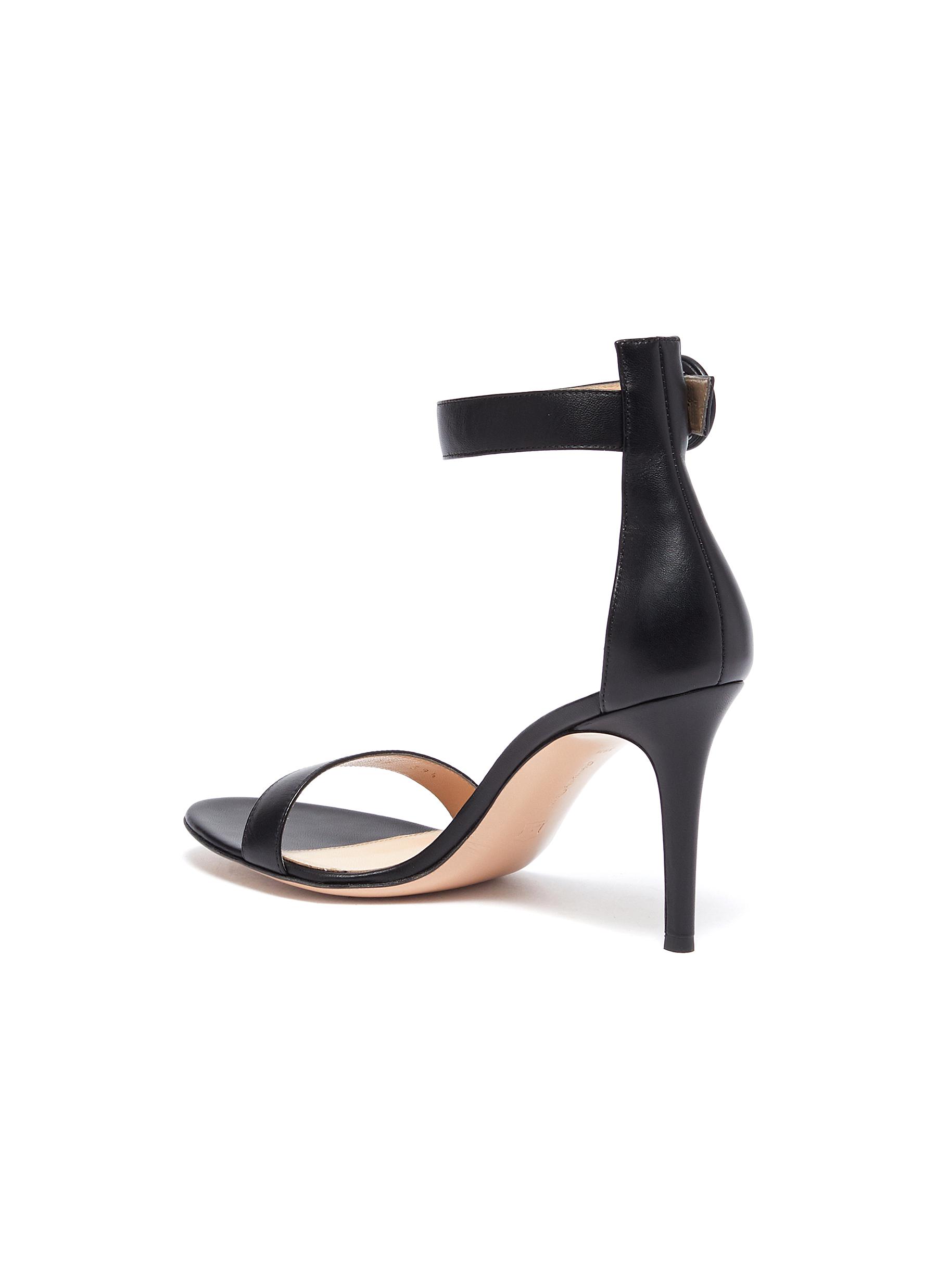 GIÀY GIANVITO ROSSI 'PORTOFINO 85' ANKLE STRAP HEELED SANDALS