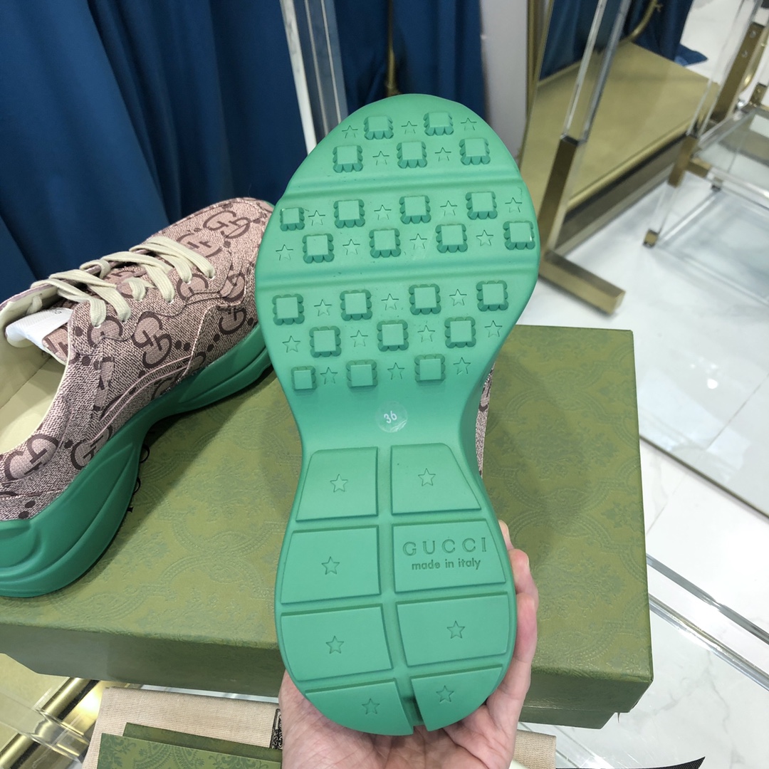 GIÀY GUCCI RHYTON GG ITALIA SNEAKERS SHOES UNISEX