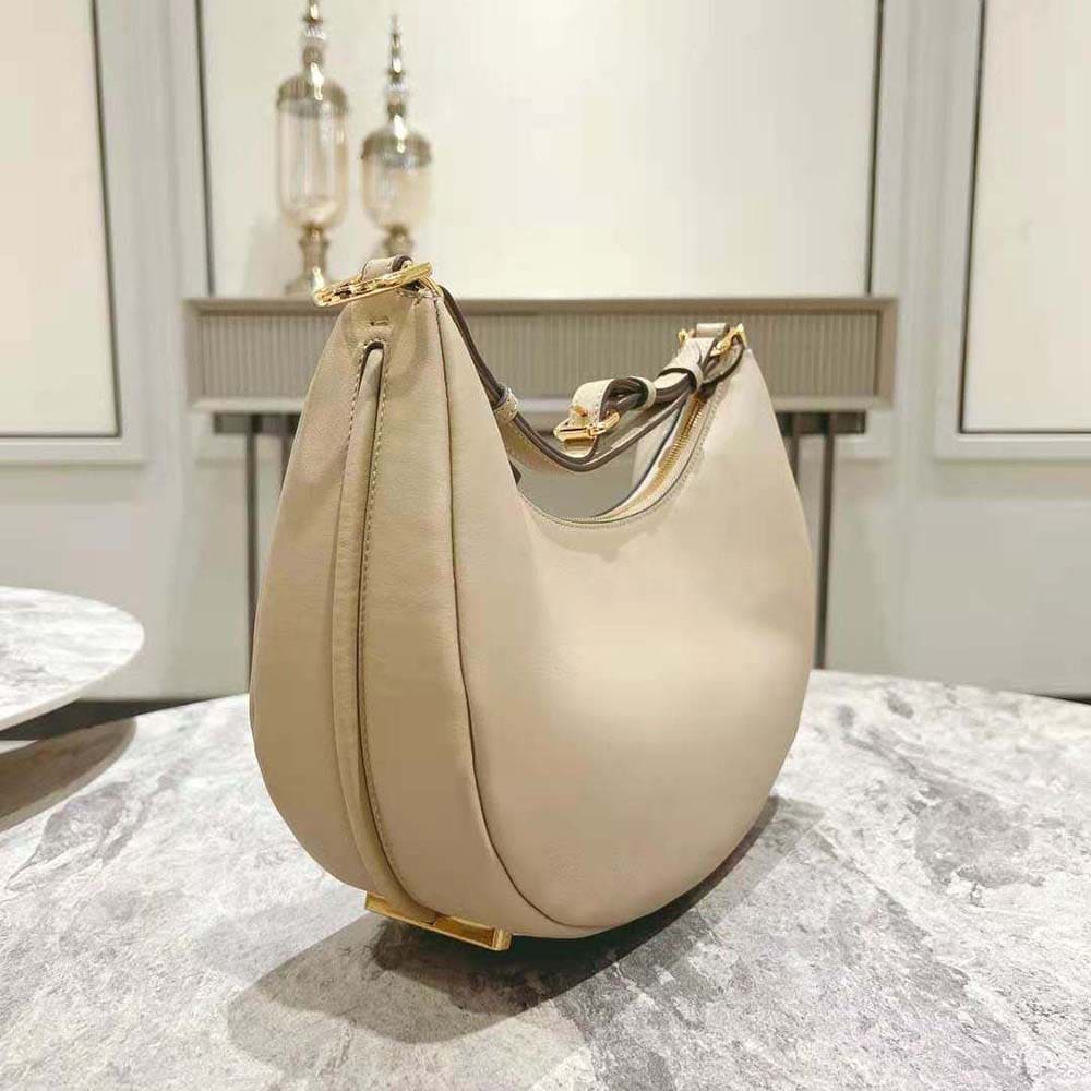 TÚI FENDI Women Fendigraphy Small Mint Beige Leather Bag