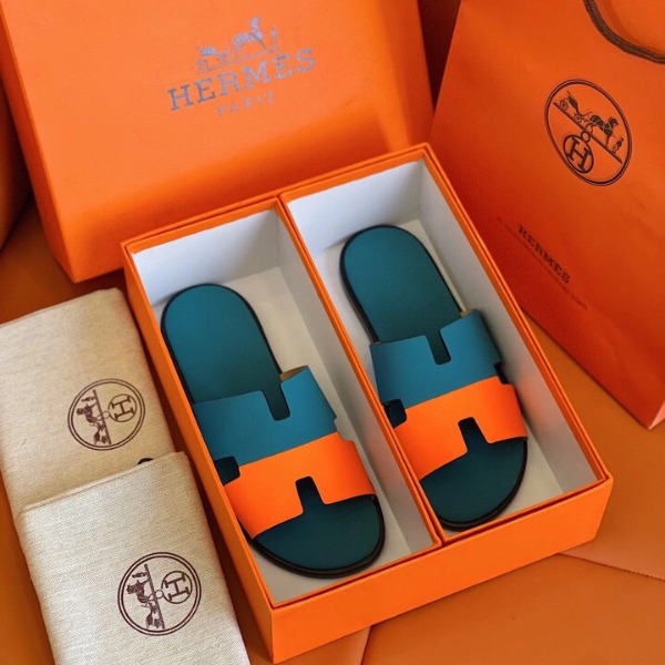 DÉP HERMES IZMIR BLUE ORANGE SANDAL AAA
