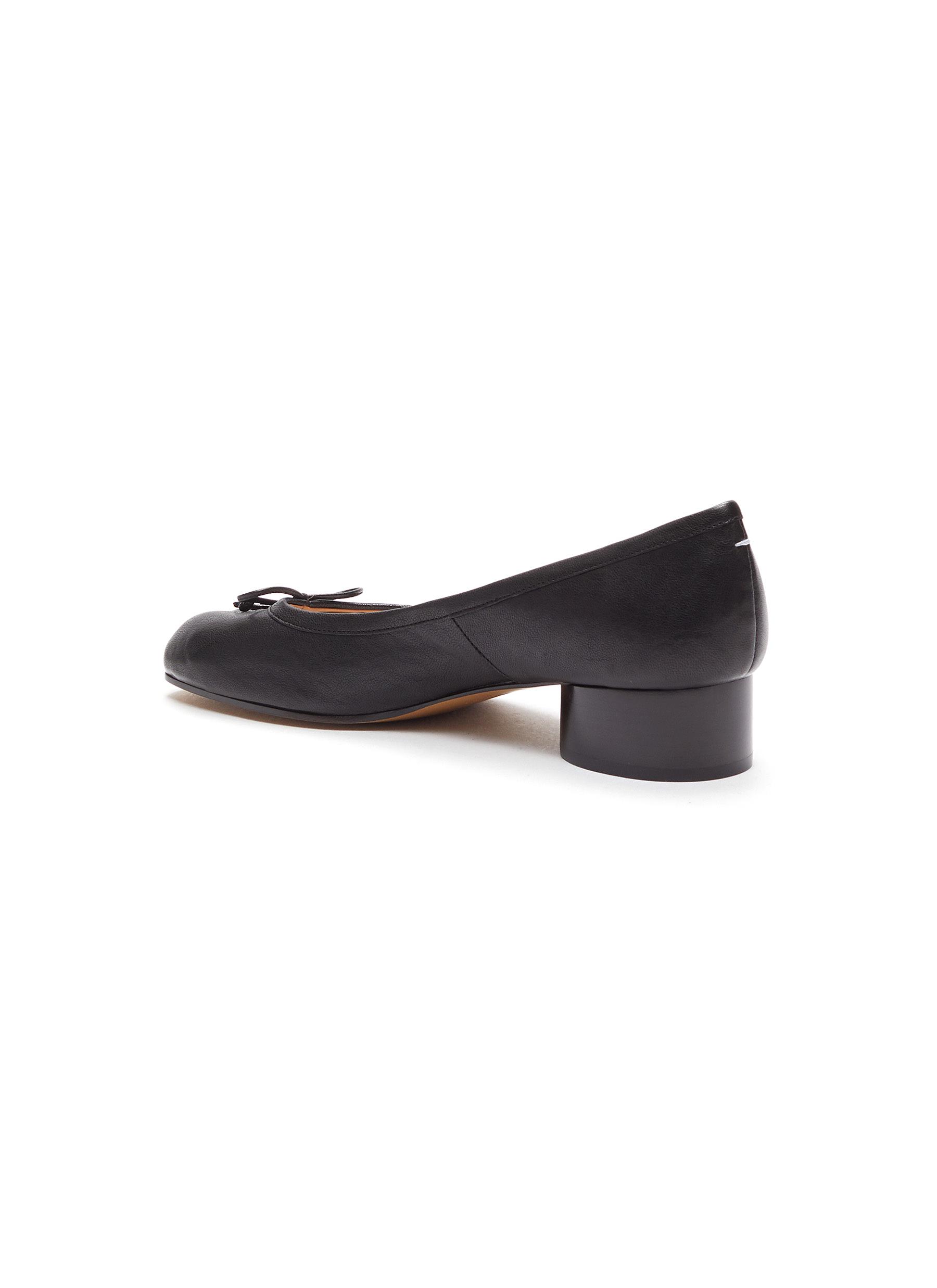 GIÀY MAISON MARGIELA TABI' LEATHER BALLERINAS