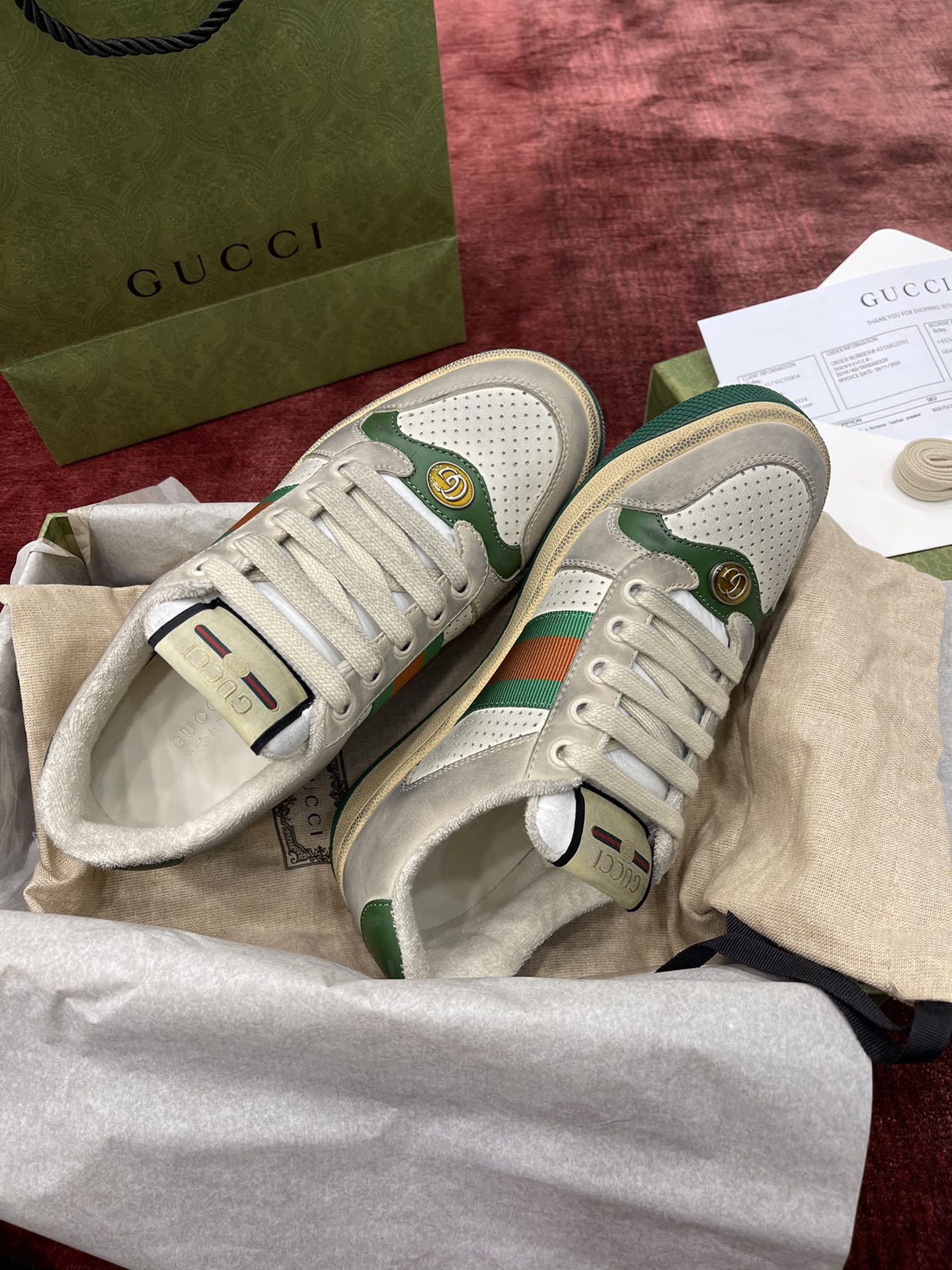 GIÀY GUCCI SCREENER SNEAKER SHOES AAA