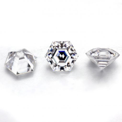 MOISSANITE DIAMOND HEXAGON CUT