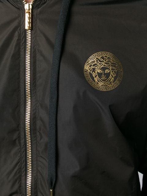 ÁO VERSACE MEDUSA BLACK NYLON