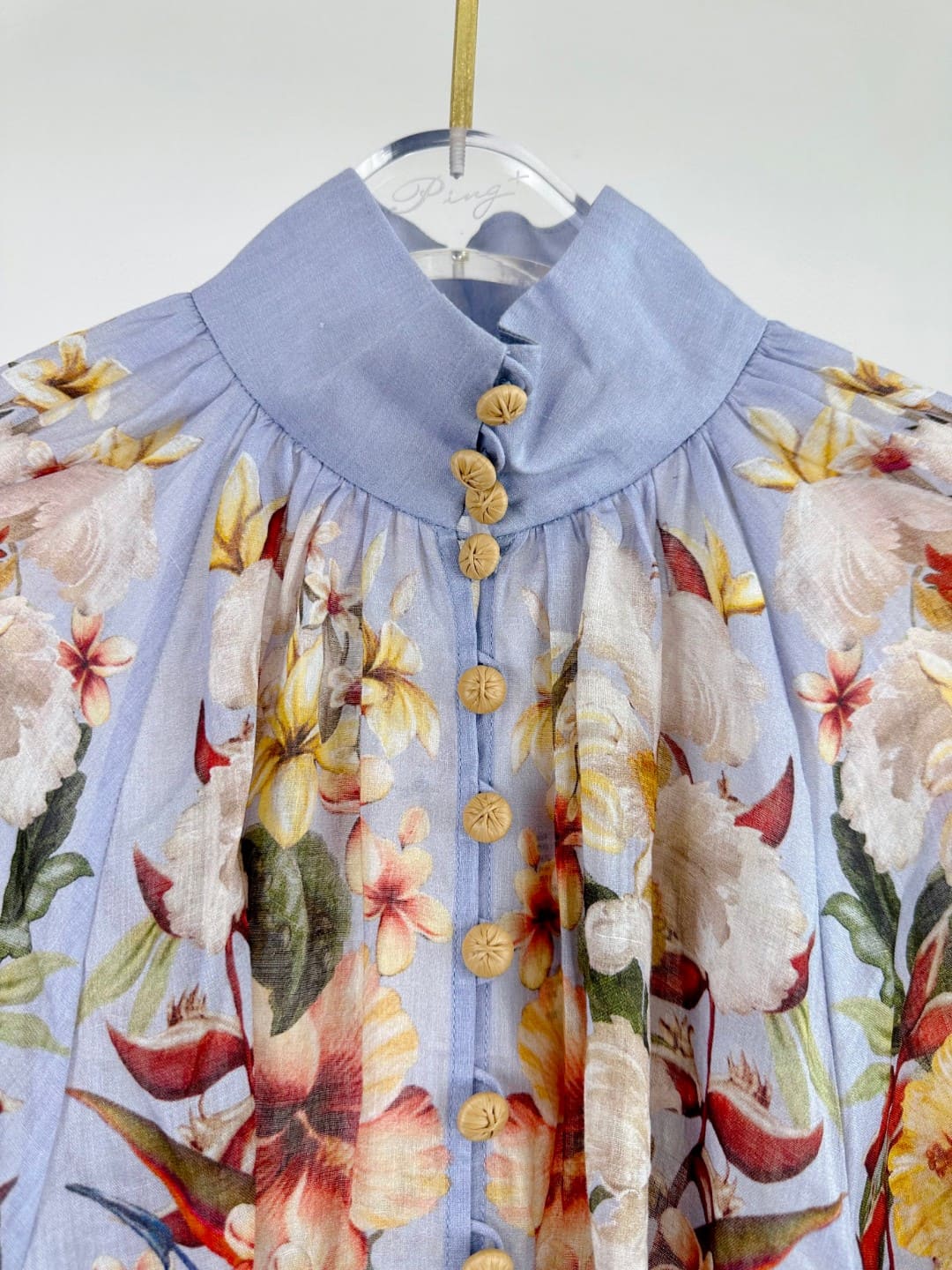 ÁO ZIMMERMANN Flower Vintage Dress High Classy