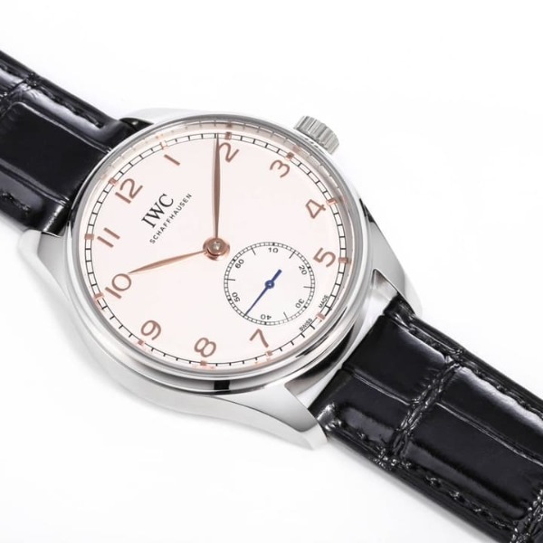Đồng hồ IWC Stainless Steel Portugieser Automatic mặt số màu trắng