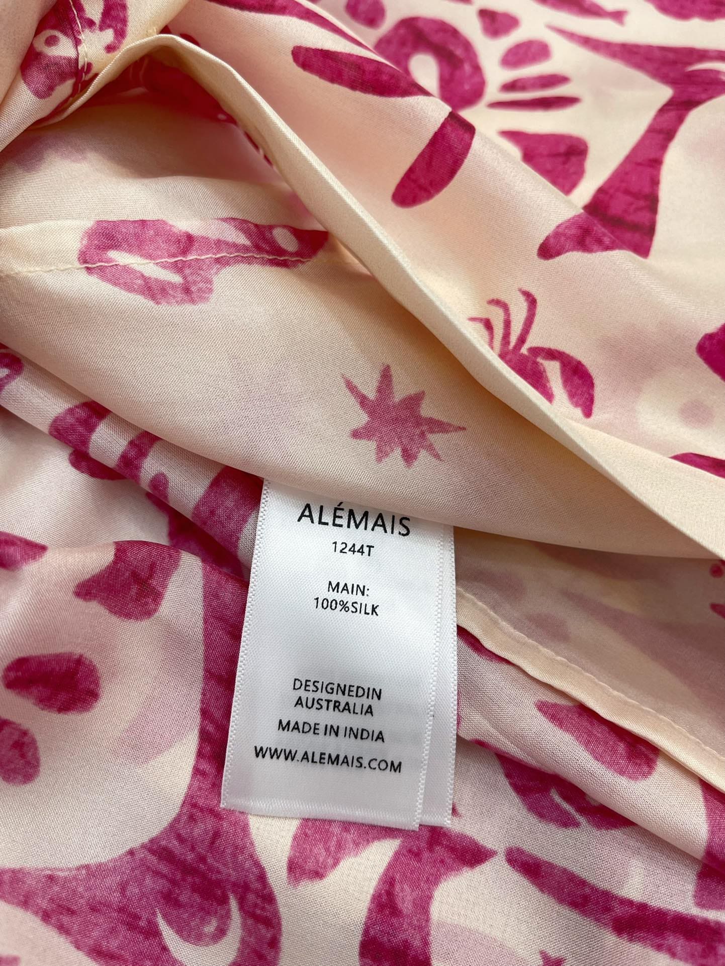 ÁO ALE'MAIS Crabs On The Beach Dress High Classy
